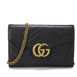 GG Marmont Quilted Leather Shoulder Bag